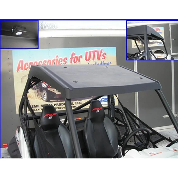 EMP Cooter Brown RZR Roof With LED Dome Light In Black 3 EMP Cooter Brown RZR Roof With LED Dome Light In Black