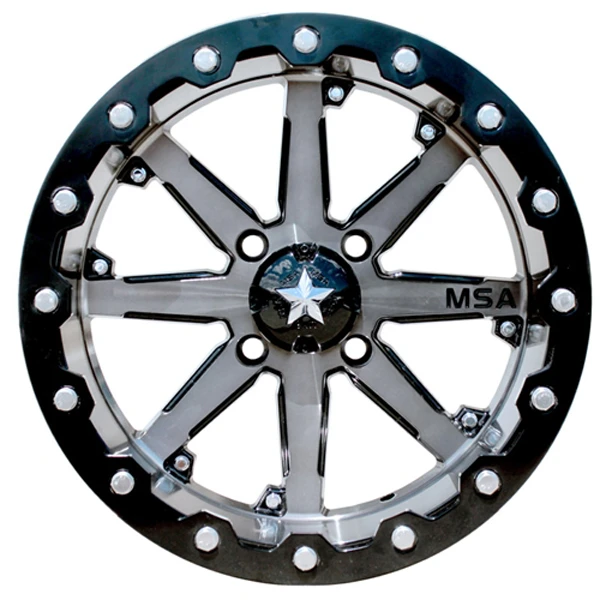 MSA M21 Lok 15x7, 4/137 Beadlock - Gunmetal Black 3 MSA M21 Lok 15x7, 4/137 Beadlock - Gunmetal Black