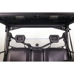 Seizmik UV Resistant Polycarbonate Rear Folding Windshield For Can-Am Defender