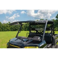 Seizmik Flip-Up Versa-Vent Windshield For Polaris Midsize Pro-Fit Ranger -Scratch-Res-Poly