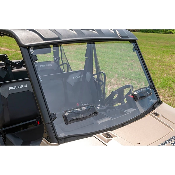 Seizmik Toolless Versa-Vent Scratch Resistant Hard Coated Windshield Kit For Polaris Full Size Pro-Fit Rangers 3 Seizmik Toolless Versa-Vent Scratch Resistant Hard Coated Windshield Kit For Polaris Full Size Pro-Fit Rangers
