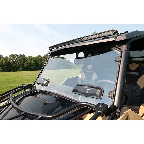 Seizmik Toolless Versa-Vent Scratch Resistant Hard Coated Windshield Kit For Polaris Generals 3 Seizmik Toolless Versa-Vent Scratch Resistant Hard Coated Windshield Kit For Polaris Generals