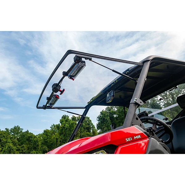 Seizmik Flip-Up Versa-Vent Windshield For The Can-Am Defender - Scratch-Res-Poly 3 Seizmik Flip-Up Versa-Vent Windshield For The Can-Am Defender - Scratch-Res-Poly