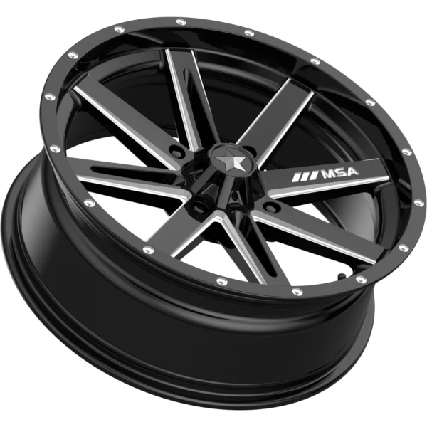 M41 Boxer 14x7 Gloss Black Milled +10MM 4/156 3 M41 Boxer 14x7 Gloss Black Milled +10MM 4/156
