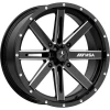 M41 Boxer 16x7 Gloss Black Milled +10MM 4/137 2 M41 Boxer 16x7 Gloss Black Milled +10MM 4/137 -ITP tire-shop Boxer Side L