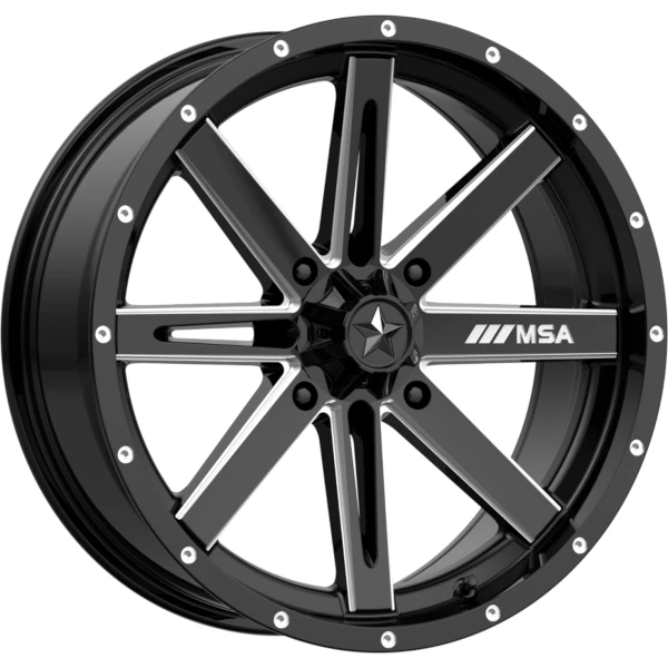 M41 Boxer 16x7 Gloss Black Milled +10MM 4/137 3 M41 Boxer 16x7 Gloss Black Milled +10MM 4/137