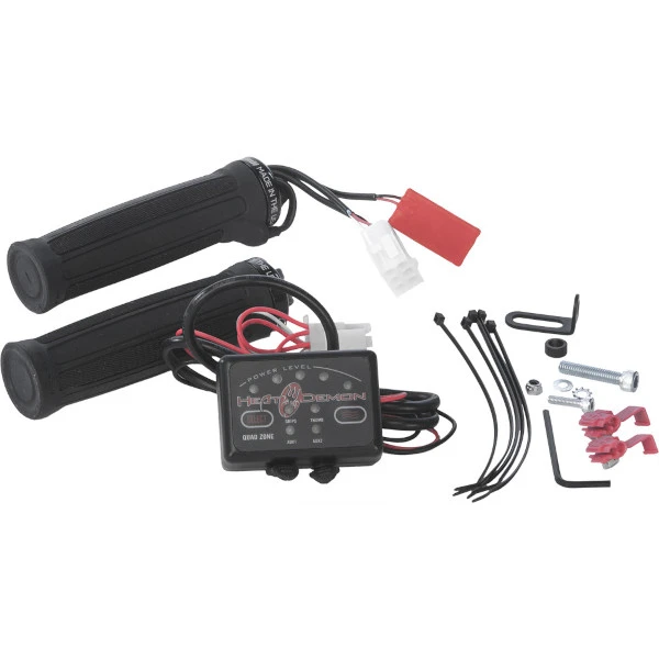 Heat Demon Clamp-On Heated Grip Kit With Quad Zone Control 3 Heat Demon Clamp-On Heated Grip Kit With Quad Zone Control