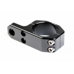 Horizontal Bar Mount Whip Bracket- 2 Inch - 2 1/8 Inch Black