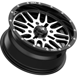 M38 Brute 14x7 Gloss Black Machined +10MM 4/156