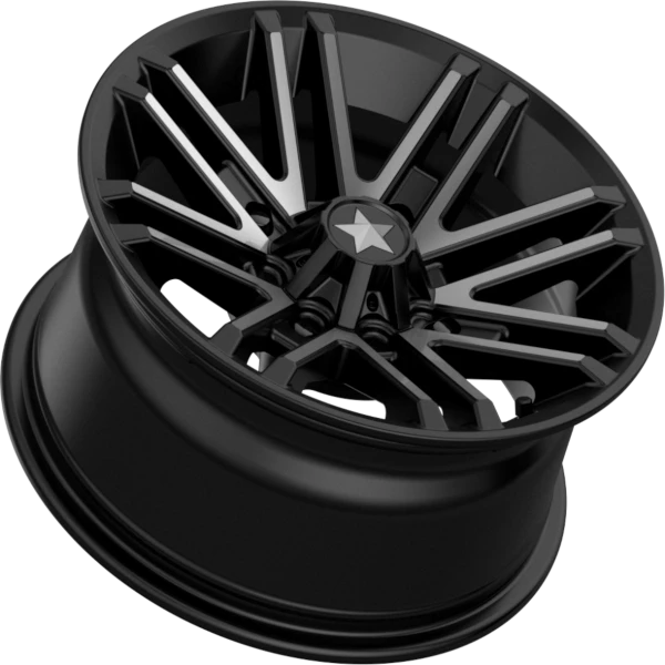 M40 Rogue 15x7 Satin Black With Titanium Tint +10MM 4/137 4 M40 Rogue 15x7 Satin Black With Titanium Tint +10MM 4/137 - Image 2