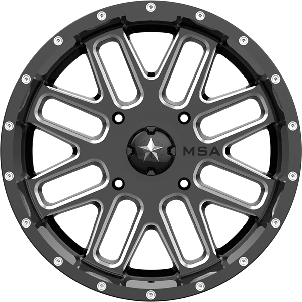 M35 Bandit 20x7 Gloss Black Milled 4/137 3 M35 Bandit 20x7 Gloss Black Milled 4/137