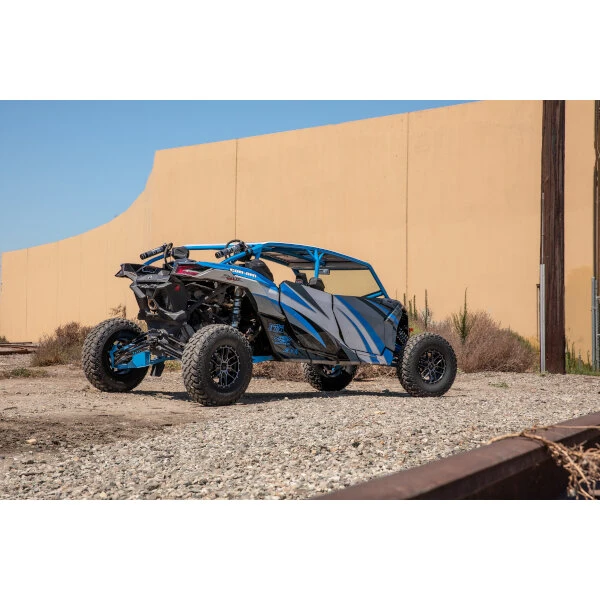 M43 Fang 18x7 4/137 10MM Satin Black Titanium Tint 4 M43 Fang 18x7 4/137 10MM Satin Black Titanium Tint - Image 2