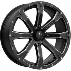 M42 Bounty 14x7 4/110 Satin Black Milled +10 Wheel 8 M42 Bounty 14x7 4/110 Satin Black Milled +10 Wheel -ITP tire-shop MA M42 04710 4 L