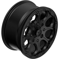 M44 Cannon Beadlock 14x7 4/110 Satin Black -Satin Black Ring +10 Wheel