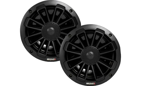 MB Quart 6.5 Inch 2-Way Coaxial Black Nautic Speaker System 3 MB Quart 6.5 Inch 2-Way Coaxial Black Nautic Speaker System