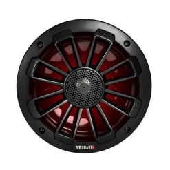 MB Quart 6.5 Inch 2-Way Coaxial Black Nautic Speaker System Illuminated