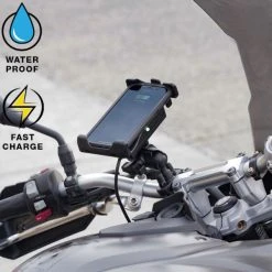 RAM Quick-Grip Waterproof Wireless Charging Handlebar Mount -ITP tire-shop RAM B 149Z A UN14W V7M 5 L