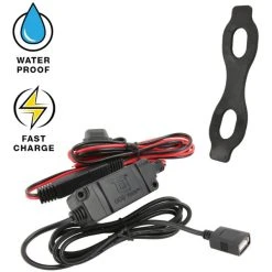 RAM Quick-Grip Waterproof Wireless Charging Handlebar Mount -ITP tire-shop RAM B 149Z A UN14W V7M 6 L