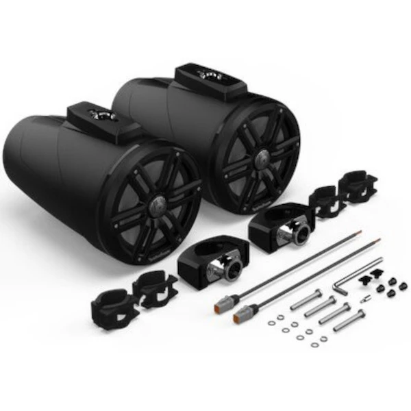 Rockford Fosgate M2 8 Inch Color Optix 2-Way Wake Tower Speakers - Black 7 Rockford Fosgate M2 8 Inch Color Optix 2-Way Wake Tower Speakers - Black - Image 5