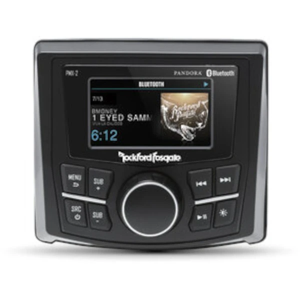 Rockford Fosgate Punch Marine Compact AM/FM/WB Digital Media Receiver 2.7 Inch Display 4 Rockford Fosgate Punch Marine Compact AM/FM/WB Digital Media Receiver 2.7 Inch Display - Image 2