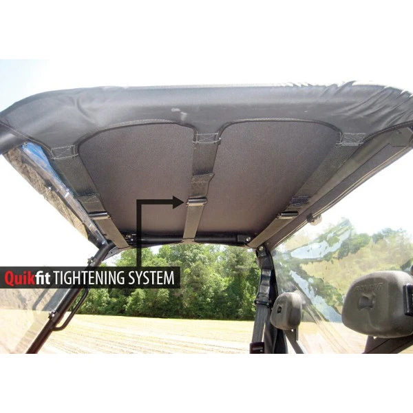 Seizmik Soft Rear Windshield & Soft Top Kit- Polaris Full Size Round Tube Ranger 4 Seizmik Soft Rear Windshield & Soft Top Kit- Polaris Full Size Round Tube Ranger - Image 2