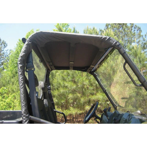 Seizmik Soft Rear Windshield & Soft Top Kit- Polaris Full Size Round Tube Ranger 6 Seizmik Soft Rear Windshield & Soft Top Kit- Polaris Full Size Round Tube Ranger - Image 4
