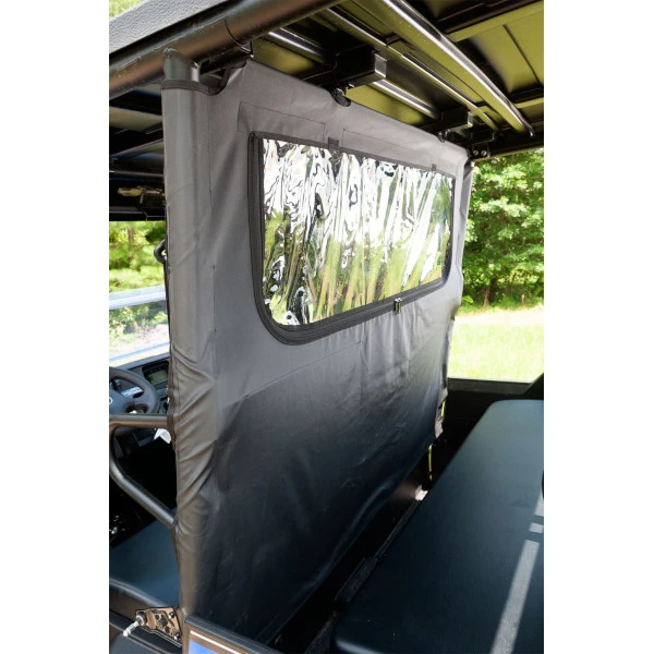 Seizmik Soft Rear Windshield & Dust Panel- Kawasaki Mule Pro FX/FXT 7 Seizmik Soft Rear Windshield & Dust Panel- Kawasaki Mule Pro FX/FXT - Image 5